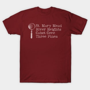 Mystery Novel Settings T-Shirt